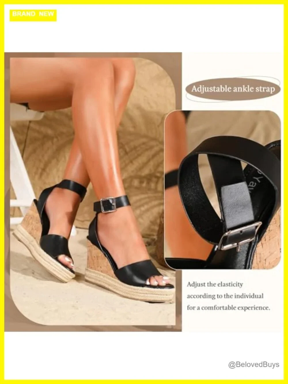 N/A chic espadrille